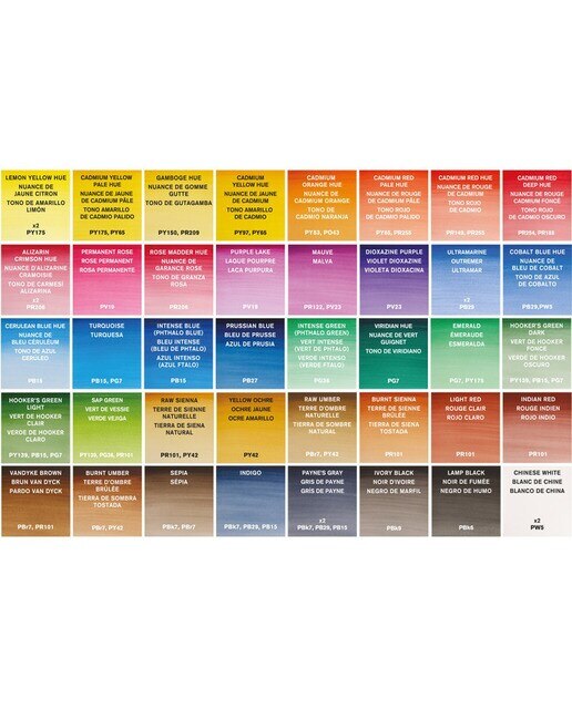 Set Acuarela Cotman Caja Plástico 45 Medio Godets Winsor & Newton 7