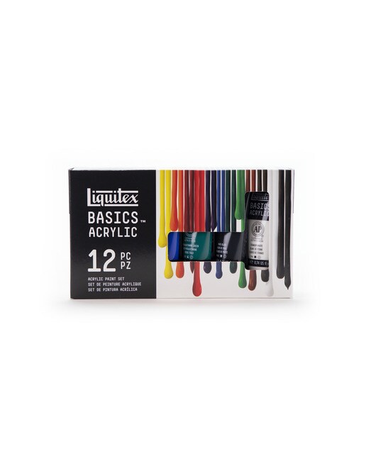 Conjunto Básico de 12 Cores Acrílicos Liquitex 1