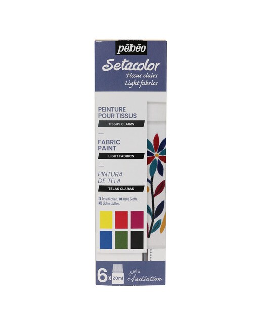 Kit de Iniciação Setacolor Claro 6x20 ml Mate - Multicolor Multicolor-1
