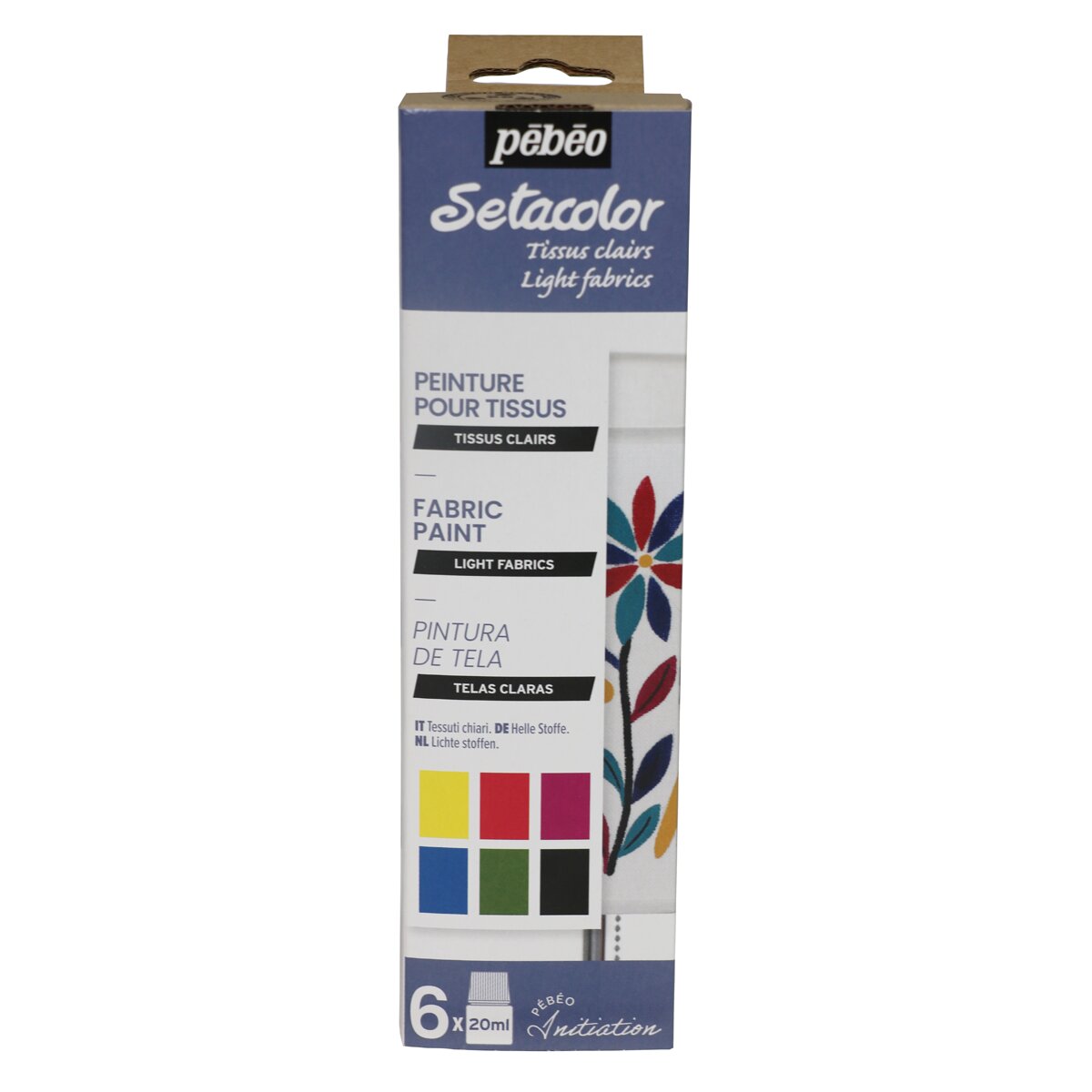 Kit de Iniciação Setacolor Claro 6x20 ml Mate - Multicolor Multicolor-2
