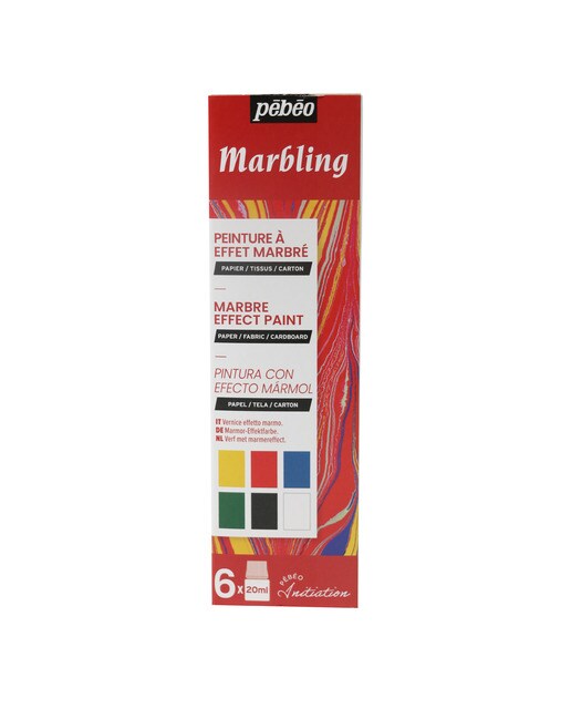 Kit de Iniciação Marbling 6x20 ml - Multicolor Multicolor-1