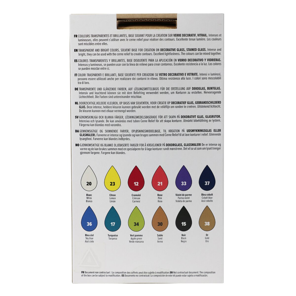 Kit de Exploração Vitrail 12x20 ml - Multicolor Multicolor-4