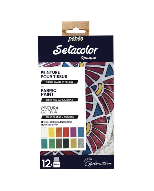 Kit de Exploração Setacolor Tornasolado 12x20 ml - Multicolor Multicolor-1
