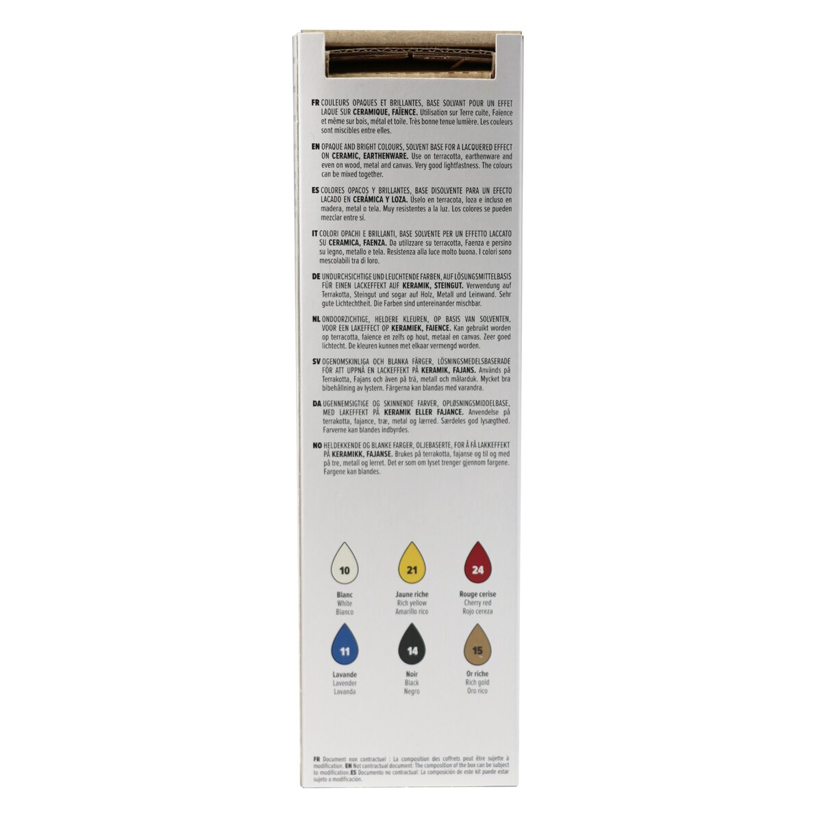 Kit de Iniciação Ceramic 6x20 ml - Multicolor Multicolor-3