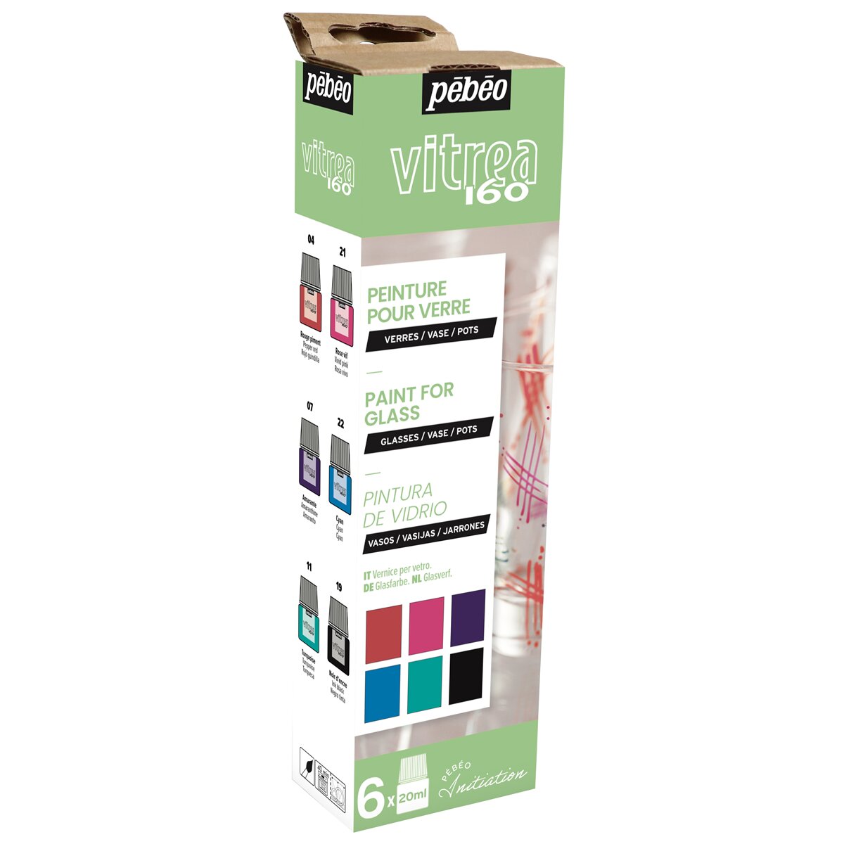Kit de Iniciação 2 Vitrea 160 6x20 ml - Multicolor Multicolor-2