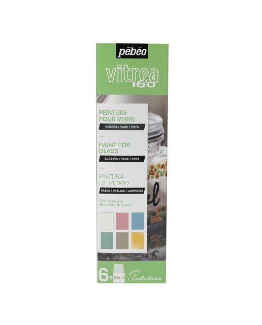 Kit de Iniciação Pastel Vitrea 160 6x20 ml - Multicolor Multicolor-1