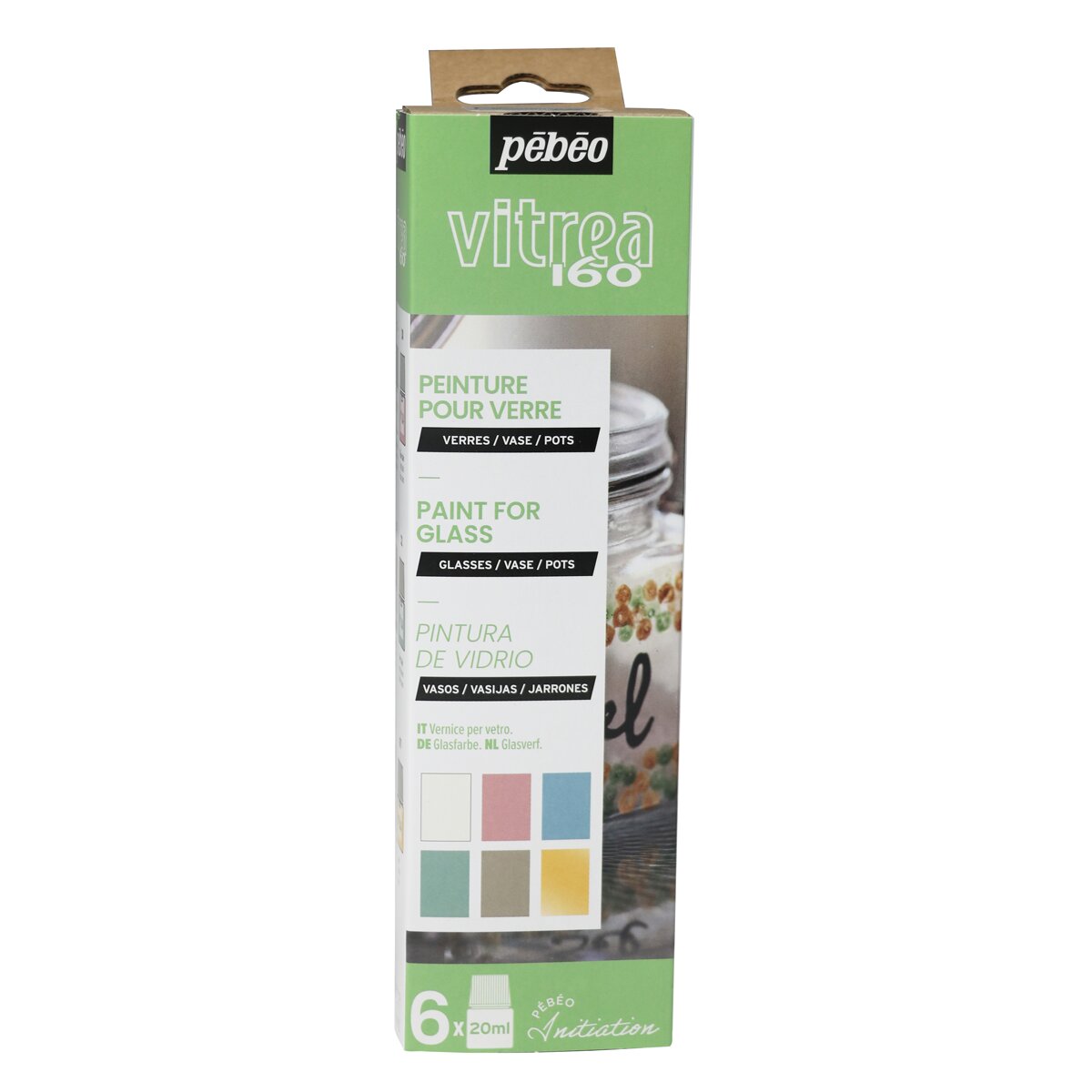 Kit de Iniciação Pastel Vitrea 160 6x20 ml - Multicolor Multicolor-4