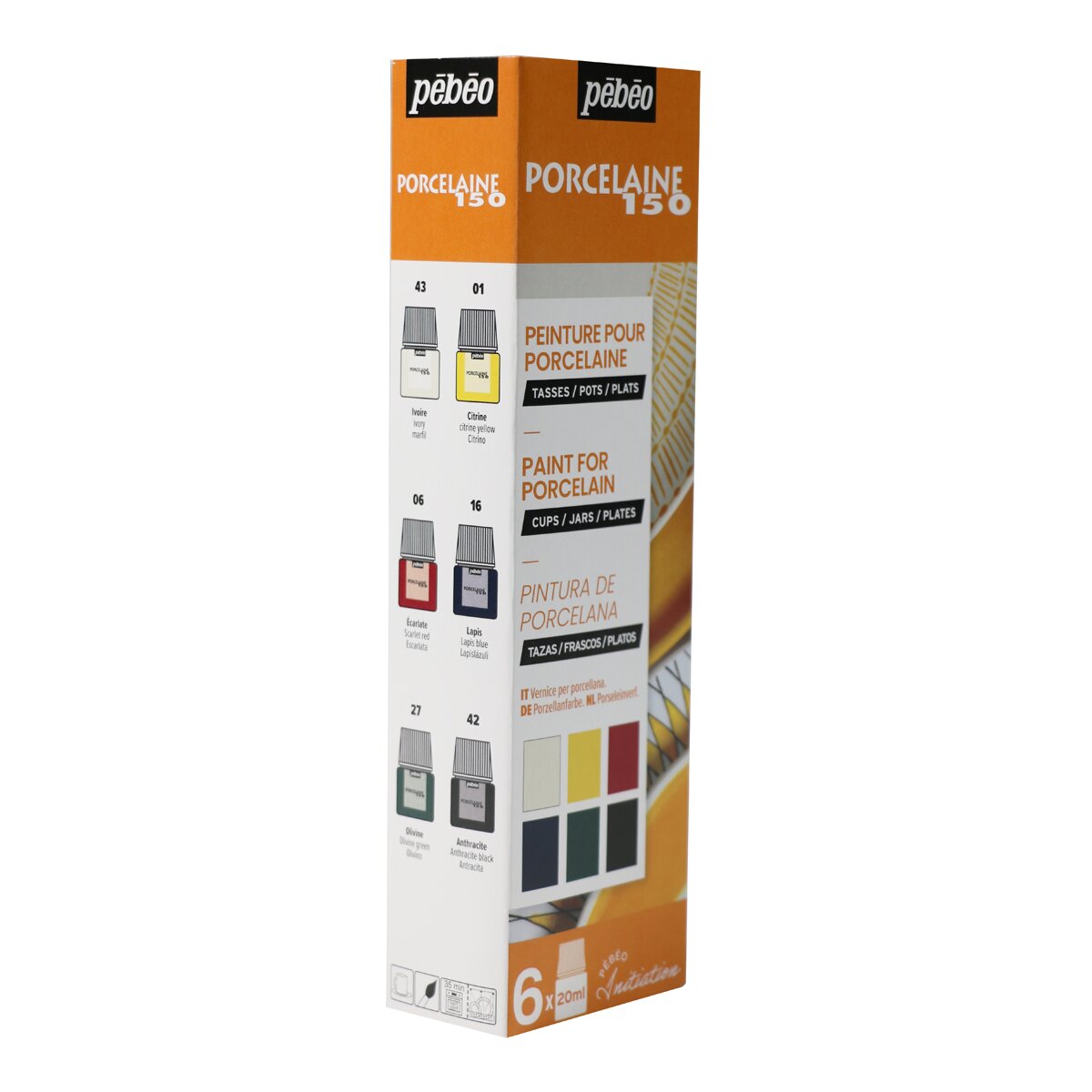 Kit de Iniciação 1 Porcelaine 150 6x20 ml - Multicolor Multicolor-2