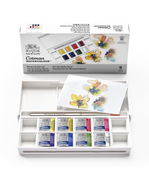 Set acuarela Cotman Floral Winsor&Newton 4