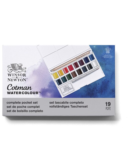 Set Acuarela Cotman Deluxe Winsor&newton 1