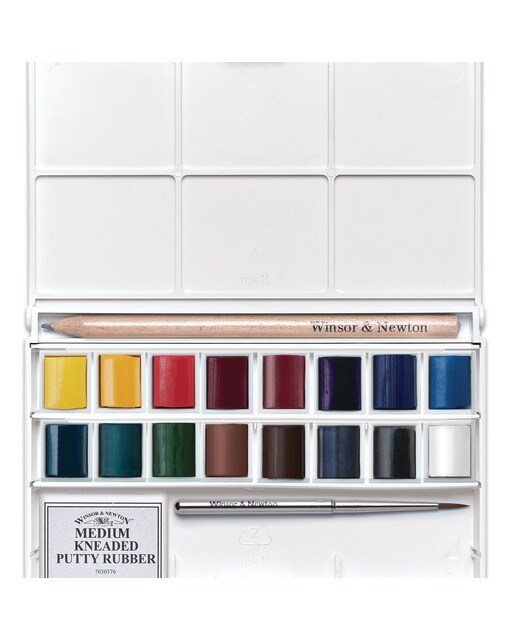 Set Acuarela Cotman Deluxe Winsor&newton 3