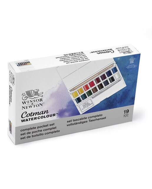Set Acuarela Cotman Deluxe Winsor&newton 5