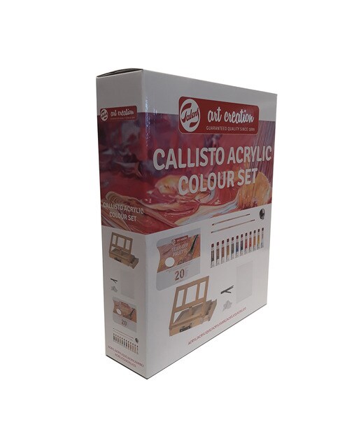 Conjunto de Cavalete de Secretária Callisto de Pintura a Óleo Multicolor 2
