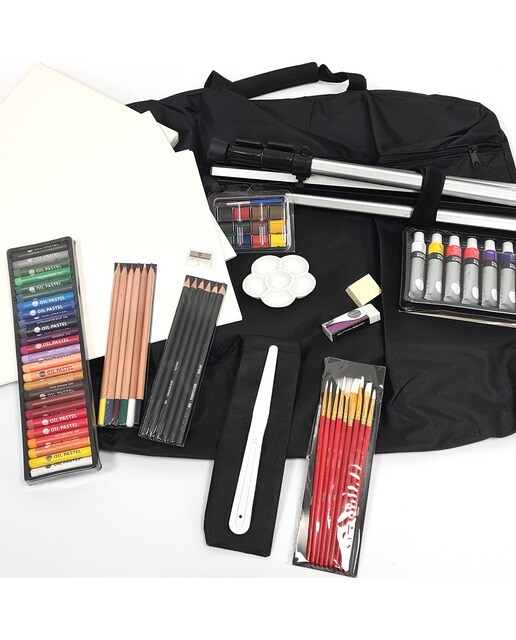 Conjunto de Arte 155 Peças com Cavalete Simply 2