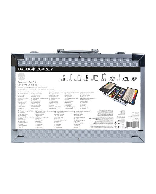 Set de Arte 122 piezas Esencial Maletín Simply Daler Rowney 3