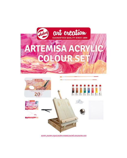 Conjunto Artemisa de Tinta para Técnica Acrílica Talens - Multicolor Multicolor-2