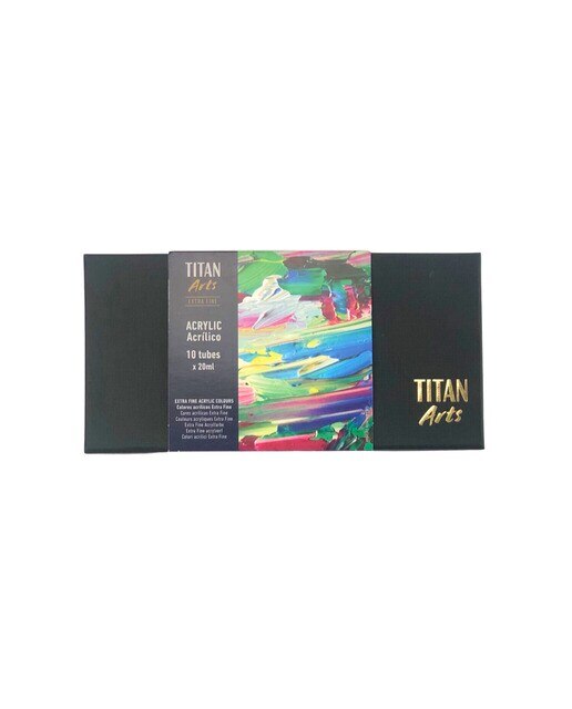 Conjunto de 10 Tubos Acrílico Extrafino 20 ml - Multicolor Multicolor-1