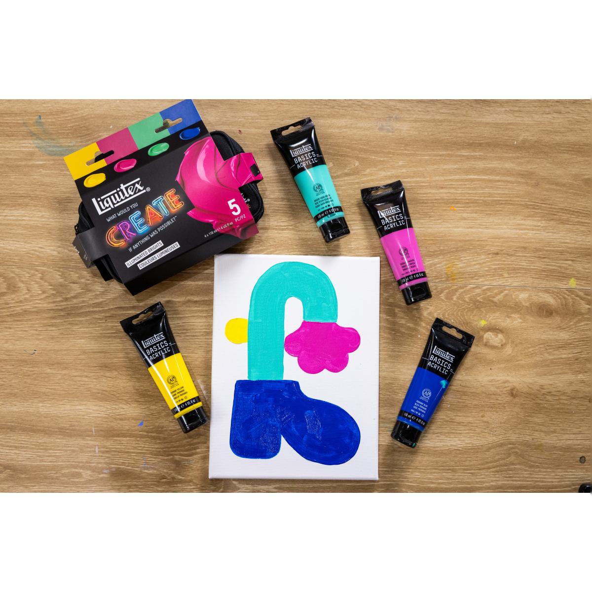 Set Creativo Liquitex Colores Brillantes 6