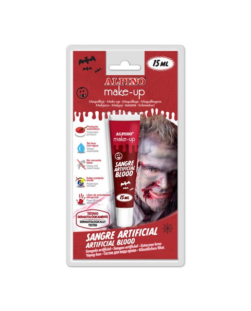 Imagen 0 de Blíster Tubo de Sangre Artificial Alpino rojo sangre