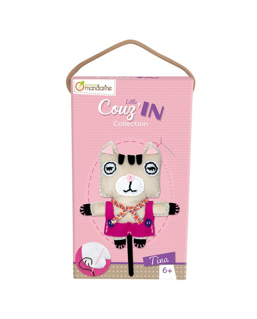 Imagem 0 de Kit Couz'In Tina Gato Avenue Mandarine Rosa