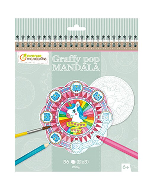Imagem 0 de Graffy Pop Mandala, Magia Avenue Mandarine Rosa