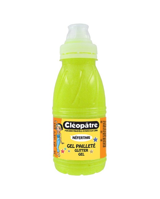 Imagen 0 de Bote Gel de Purpurina Amarillo Neón 250gr  Cleopatre Amarillo Neon