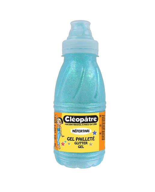 Imagen 0 de Bote Gel de Purpurina Cleopatre Azul Hielo Neón 250gr