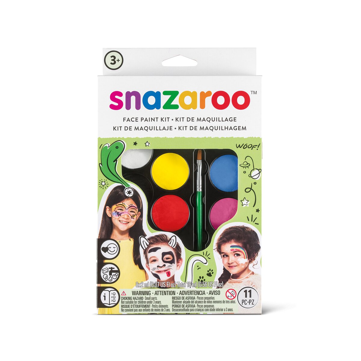 Conjunto de maquilhagem Snazaroo Arco-íris 3