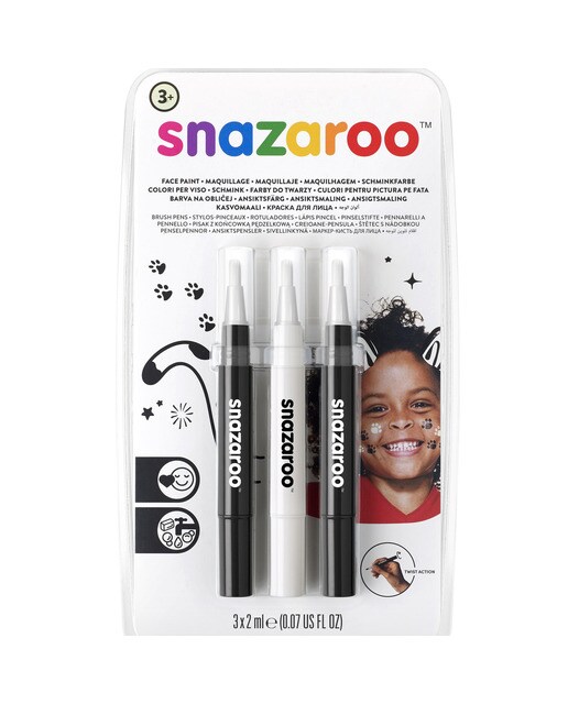 Conjunto 3 Marcadores Maquilhagem - 1 Branco / 2 Pretos 1