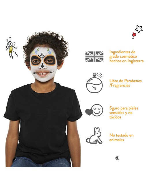 Conjunto 3 Marcadores Maquilhagem - 1 Branco / 2 Pretos 9
