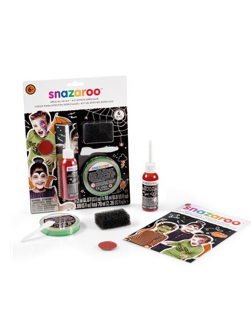 Set Maquillaje pintura facial Efectos Especiales Snazaroo