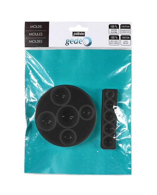 Molde de Silicone Fácil de Desmoldar 2 Unidades Gedeo - Preto 1