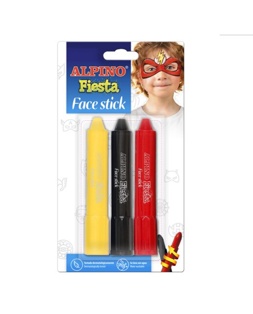 Blister Maquilhagem Super Heroes Face Stick 3 1