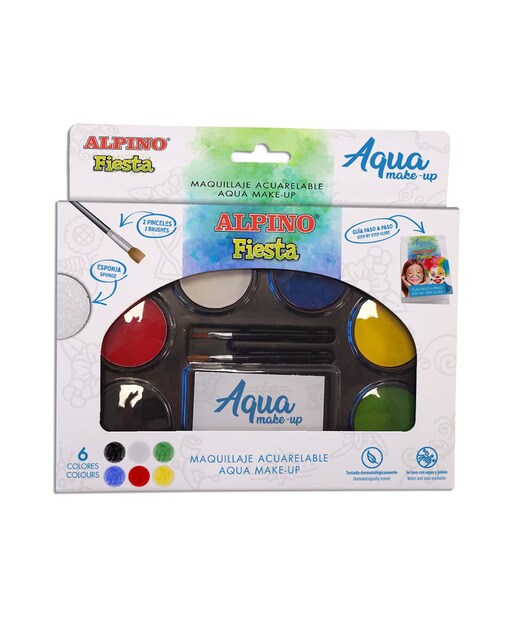 Estojo Paleta Maquilhagem Aguarelável Pro 6 Cores 1
