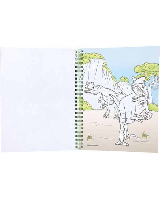 Livro para Colorir com Lápis de Cor Dino World 5