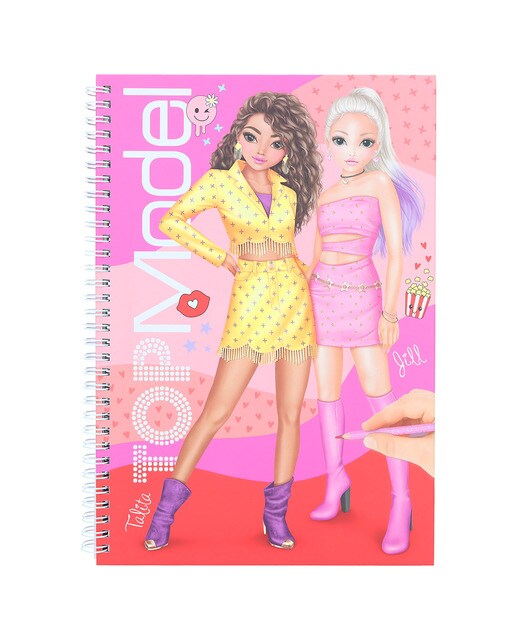 Livro para Colorir com Lápis de Cor TOPModel 3