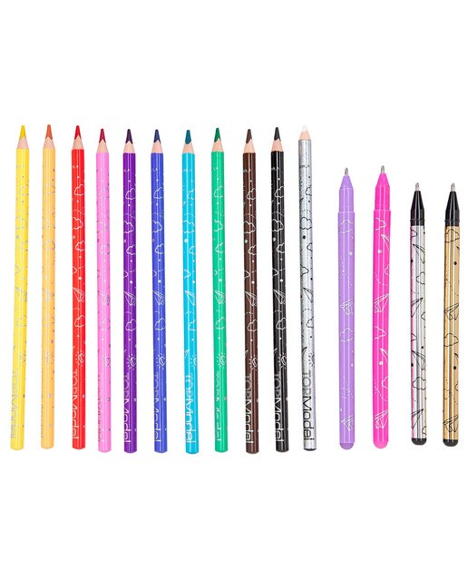 Livro para Colorir com Lápis de Cor TOPModel 4