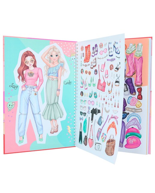 Livro para Colorir com Lápis de Cor TOPModel 5
