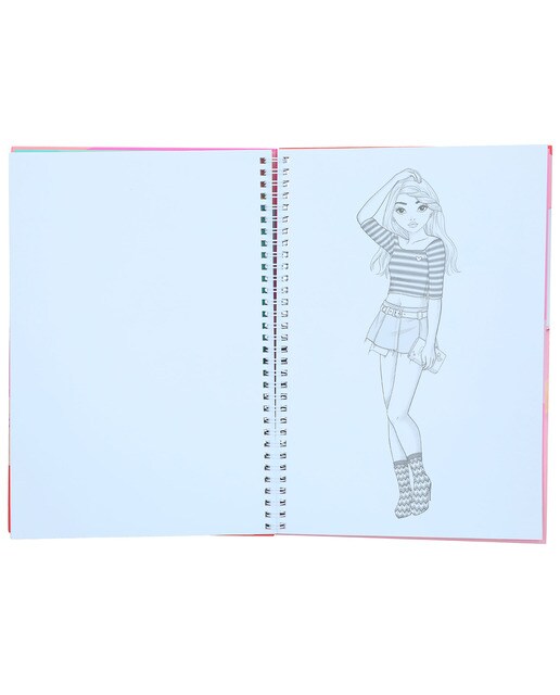 Livro para Colorir com Lápis de Cor TOPModel 6