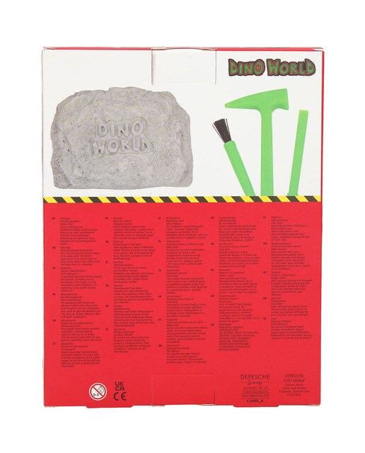 Conjunto de Escavação Dino World 6