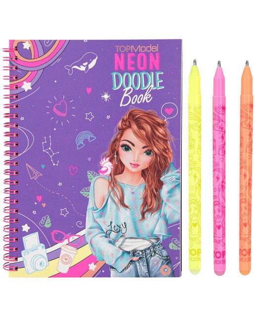 Caderno Doodle com Canetas TOPModel 2