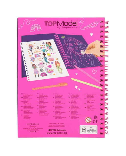 Caderno Doodle com Canetas TOPModel 8