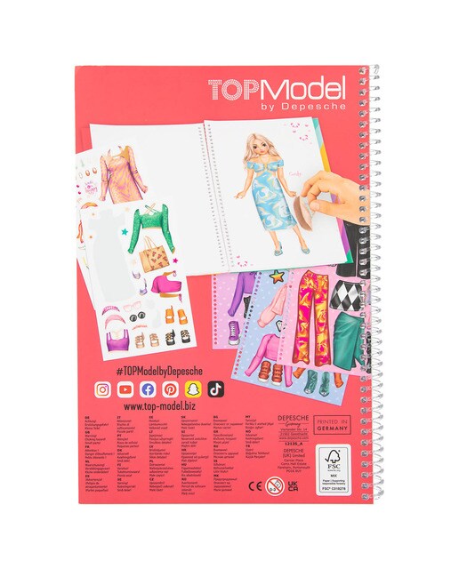 Caderno grande dress me up TOPModel Depesche 5