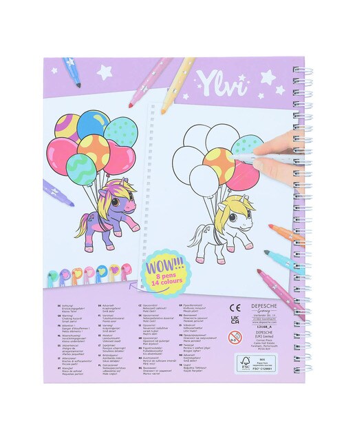 Livro de colorir Ylvi Depesche 8
