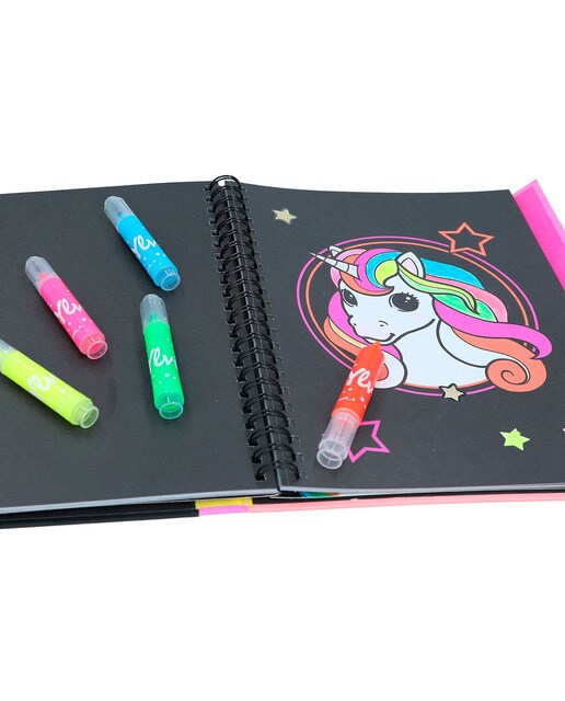 Conjunto de livro de colorir neón Ylvi Depesche 5