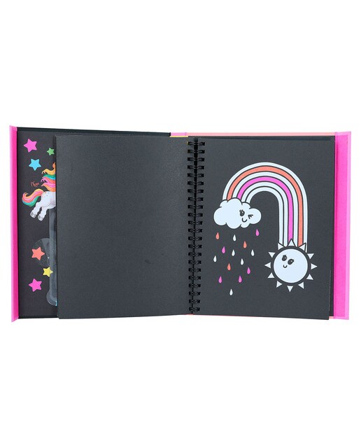 Conjunto de livro de colorir neón Ylvi Depesche 7