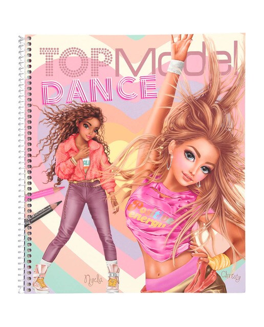 Caderno para colorir dance TOPModel Depesche 2