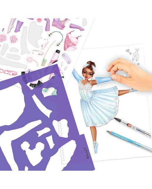 Caderno para colorir dance TOPModel Depesche 4