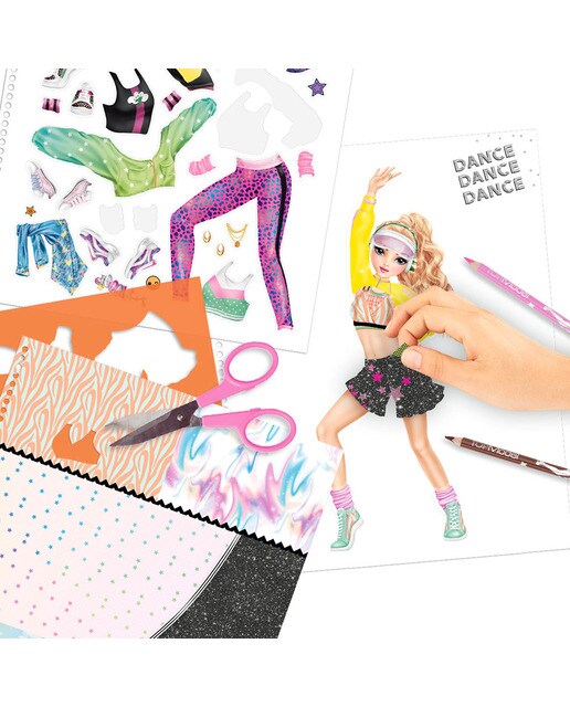 Caderno para colorir dance TOPModel Depesche 5