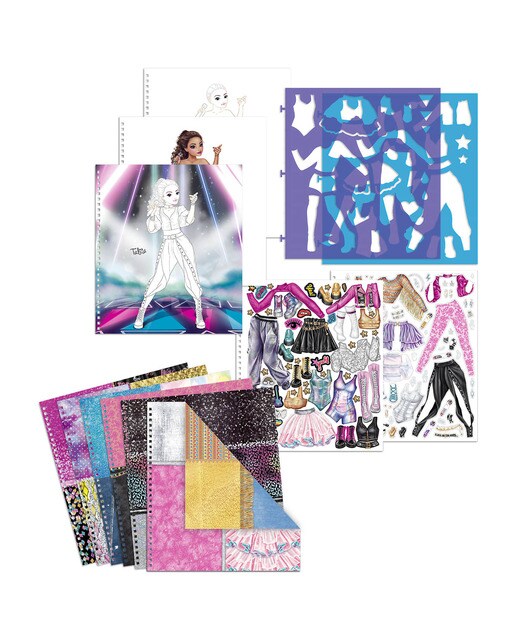 Caderno para colorir popstar TOPModel Depesche 3